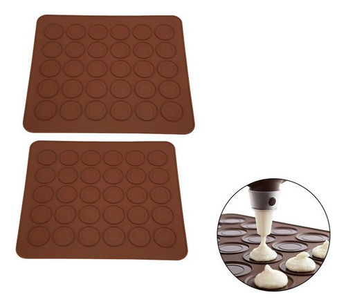 29*26 Silicona Para Hornear Pequeño Molde Macaron 30agujeros
