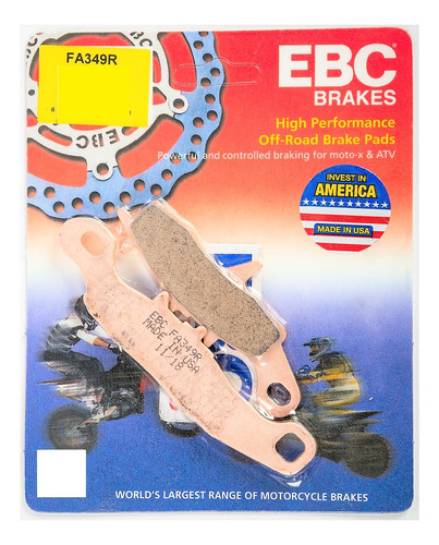 Pastilla Ebc Delantera Derecha Kfx 450 Kvf650  Kvf700 Varias