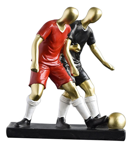 Estatua De Jugador De Fútbol, Figurita De 10x6x11,5 Cm