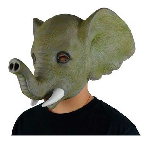 Mascara Latex Elefante Disfraz Halloween Upd Egresados