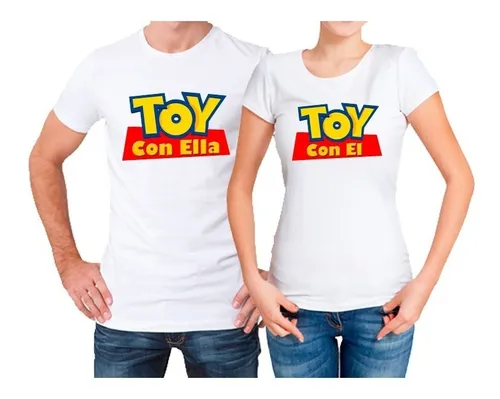 Playeras de toy online story para parejas