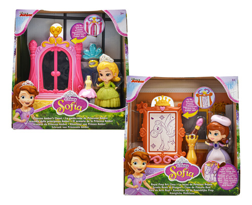 Disney Sofia Pack El Armario Y Pintura Real Jakks Pacific