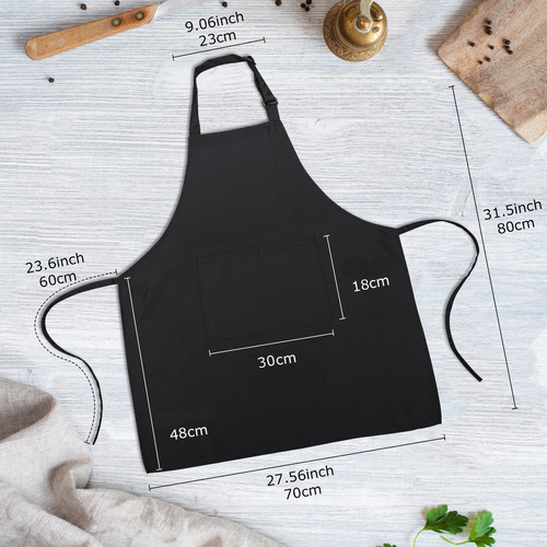 Delantal Ajustable Impermeable: Para Camareros Y Cocinas Dom