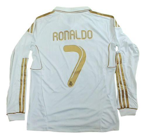 Camiseta C Ronaldo Real M. 2012 Manga Larga Retro Clasica