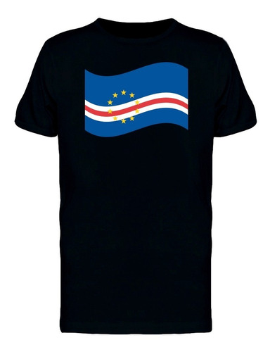 Bandera Ondulante De Cabo Verde Camiseta De Hombre