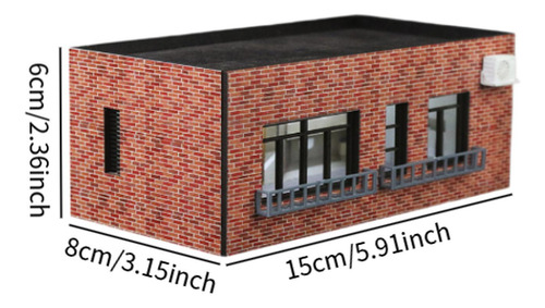 Modelo A Escala 1/64 Ho, Casa, Mesa De Arena, Decoración C