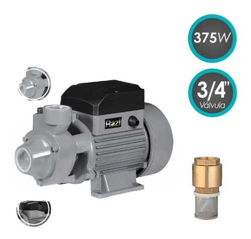 Bomba Periférica 375w Irrigação Bp375 Razi C/ Válvula 3/4' 220v