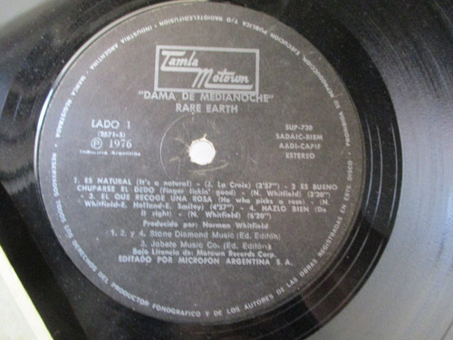 Rare Earth - Midnight Lady (dama De Medianoche)
