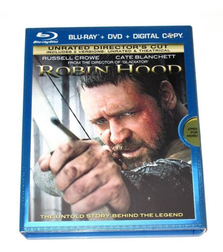 Robin Hood Russell Crowe Blu-ray Importado C/slipcover