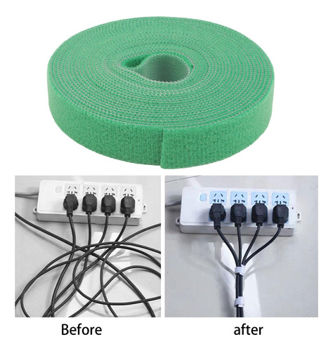 Sujetacables Usb Wire Manager Keeper Wire Organizer Verde
