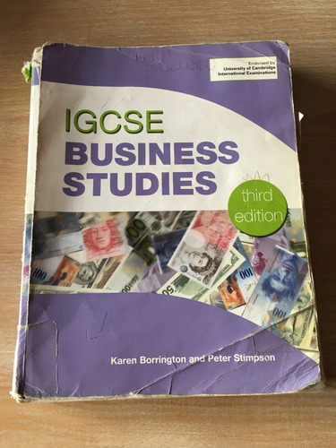 Vendo Libro Igcse Business Studies Third Edition