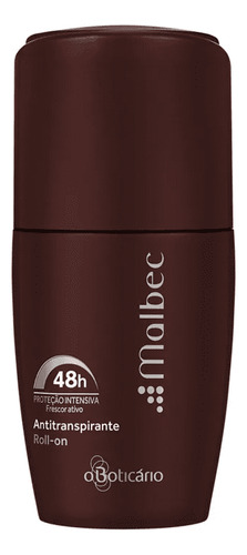 Desodorante Antitranspirante Roll-on Malbec 55ml Oboticário