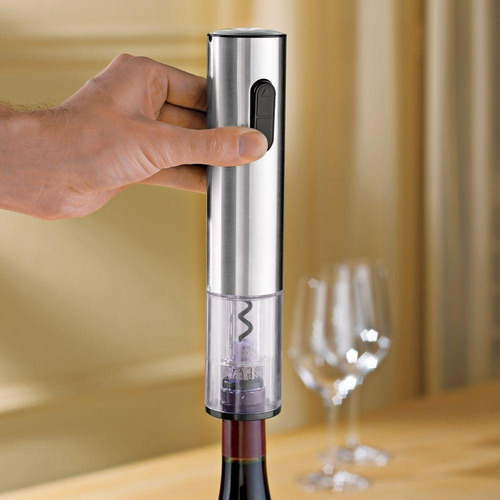Imagen 2 de 4 de Descorchador De Vino Eléctrico Destapador Sacacorcho
