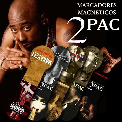 Marcador Magnético Personalizado 2pac - Tupac Shakur