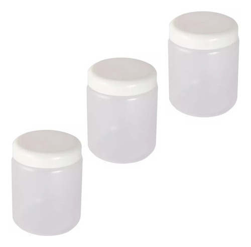 Potes Para Colocar Shampoo 1000ml Caixa Com 3 Potes