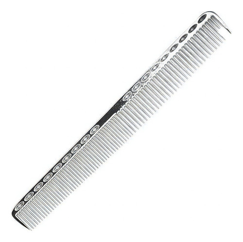 Peine De Corte Peluqueria De Aluminio Hair Comb Lucydan Color Plateado