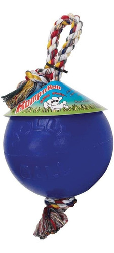 Jolly Pets Romp-n-roll Bola De Color Azul, Tamaño: 14.0 In 