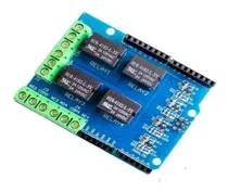 Comprar Shield Relevos 4 Canales Arduino Uno Mega 5v 3a Expansion
