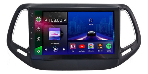 Stereo Gps Android 13 Pantalla Cam Jeep Compass 16-21 4+64