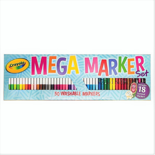Crayola Mega Marker Set 50 Pzs