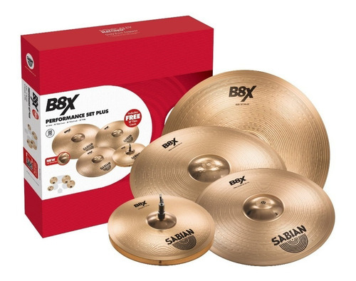 Set De 5 Platillos Sabian B8x Performance 45003xg Bronce B8