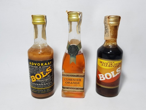 Bols Antiguas Botellitas Licor Lote X 3 Mag 57457