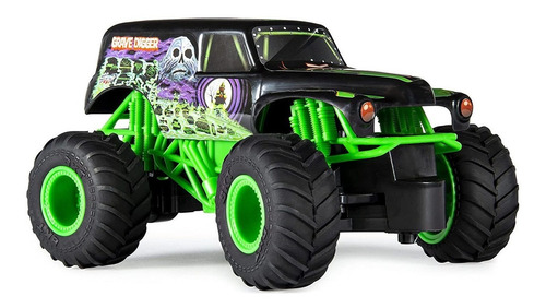 Imagen 2 de 9 de Spin Master Monster Jam Freestyle Force - 1:24 - Verde oscuro - Grave Digger
