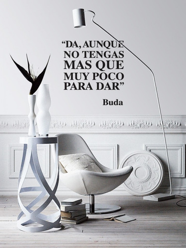 Vinilo Decorativo Frase Buda 