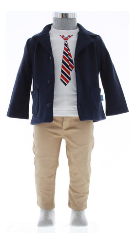 Conjunto Para Bebé Niño 3 Piezas 3633 0 A 3 Años