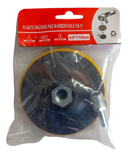 Imagen 2 de 7 de Disco Para Pulir Madera + Juego De Lijas Dp115j-p Uyustools