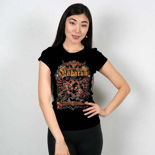 Playera Sabaton Personalizada Metal Rock Mod15
