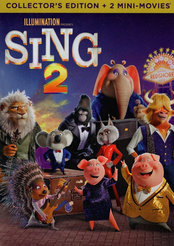 Sing 2 Dos Ven Y Canta De Nuevo Importada Pelicula Dvd