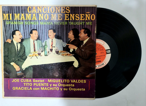 Joe Cuba Sextet Valdes Tito Puente Canciones Mamá Enseñó Lp