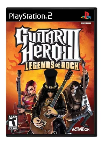 Jogo Novo Midia Fisica Guitar Hero 3 Legends Of Rock Pra Ps2 | Parcelamento  sem juros