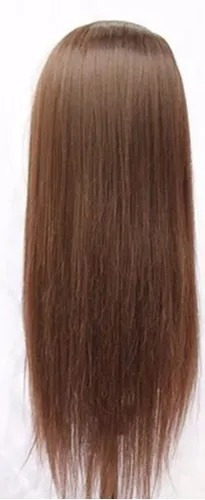 Cabezote Cabello Natural Largo 50 Cm Marca Lobo