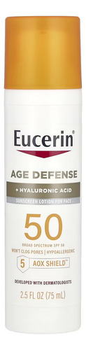 Protector Solar Age Defense Spf 50 Face Sunscreen With Hyalu