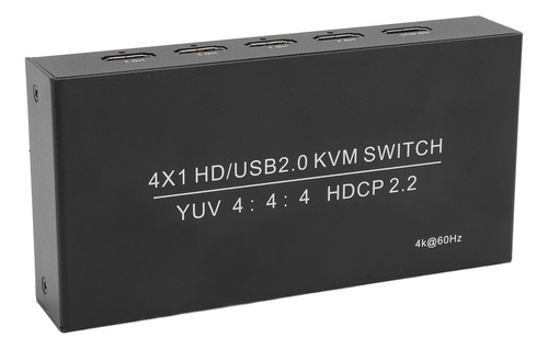 Conmutador De Interfaz Multimedia Kvm Hd Usb 2.0 Professiona