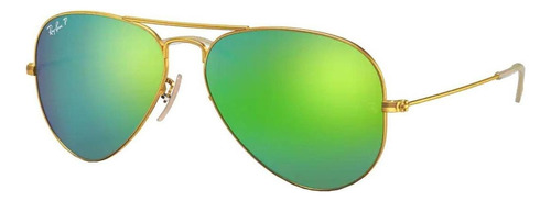 Anteojos De Sol Polarizados Ray-ban Aviator Flash Lenses