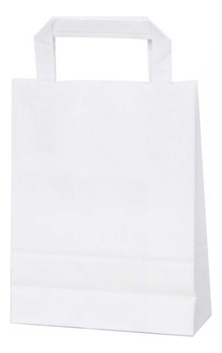 Bolsas Blancas  Premium Con Asas -  44x48x14 Cm - 100 Unid.