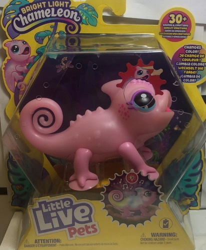Camaleão interativo Little Live Pets com Acc Int 26364 Srj, cor verde