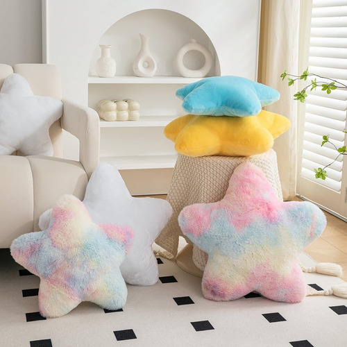 Una Almohada De Felpa En Forma De Estrella