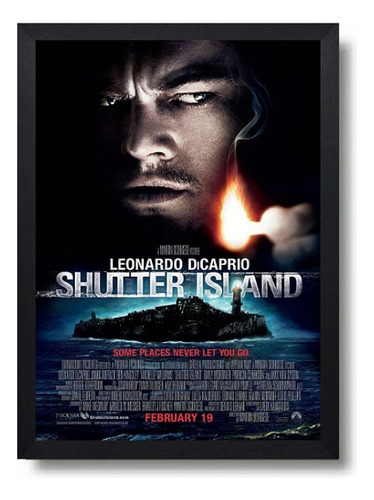 Cuadro Shutter Island La Isla Siniestra Marco 35x50