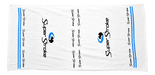Superstroke Toalla De Golf Tour, Blanco/azul S010018