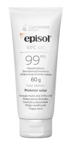 Imagem 2 de 2 de Protetor Solar Episol Sec Oc Fps 99 Efeito Matte