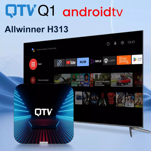 Tv Box 4k Mini Qtv Q1 Wifi 2.4g, 2gb/16gb Android 10 H.265