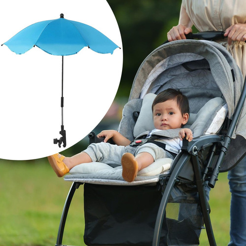 Guarda-sol Para Carrinho, Abajur, Braçadeira No Guarda-chuva