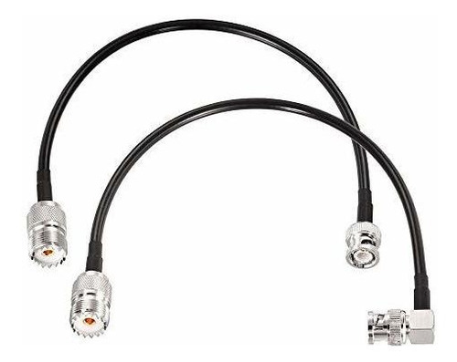 Bnc Macho A So239 Rg58 Cable Uhf Jack Femenino A Bnc Ma...