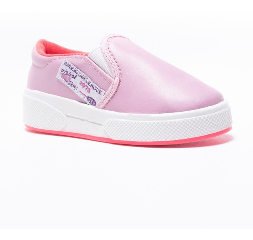 Imagen 3 de 8 de Zapatilla Pancha Toy Rosa Vinilo (talle 20 Al 26) Art 3319s