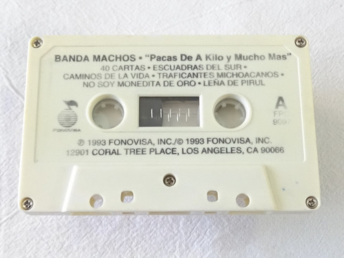 Banda Machos Pacas De A Kilo 1993 Tape Cassette - Sin Caja (Usado)