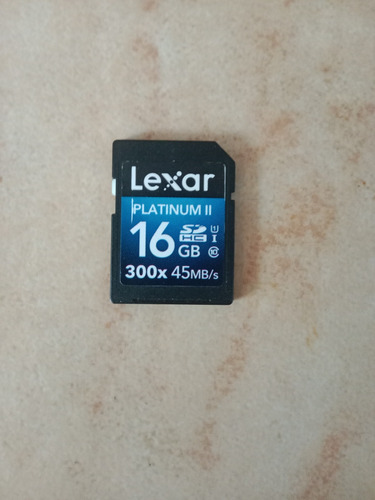 Memoria Sd Lexar 16 Gb